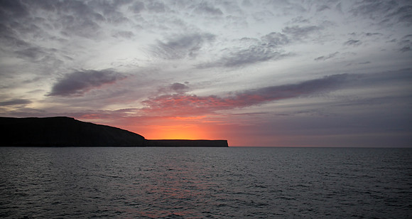 Dawn in Lerwick Sound